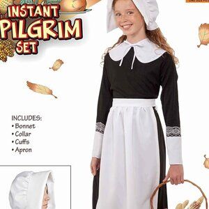 FORUM NOVELTIES 5PC PILGRIM GIRL ACCESSORY COSTUME OSFA